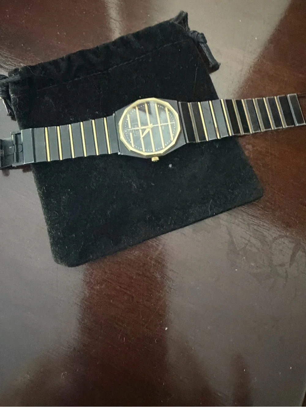 Vintage concord mariner Blk/gold men’s watch